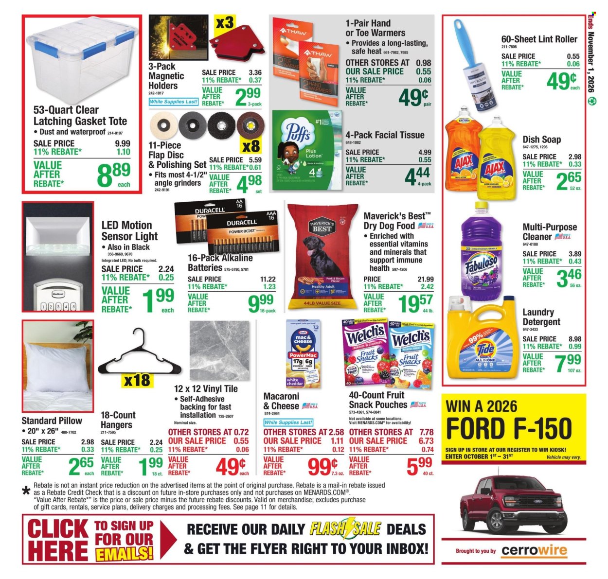 Menards ad  - 10.22.2026 - 11.01.2026. Page 20