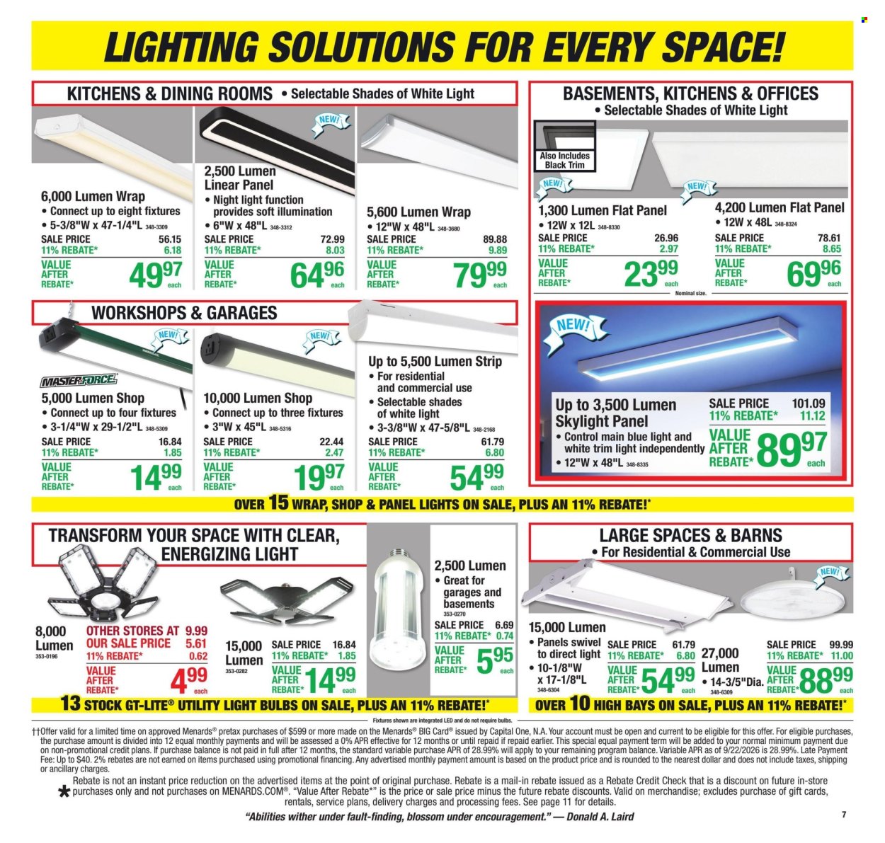 Menards ad  - 10.22.2026 - 11.01.2026. Page 9