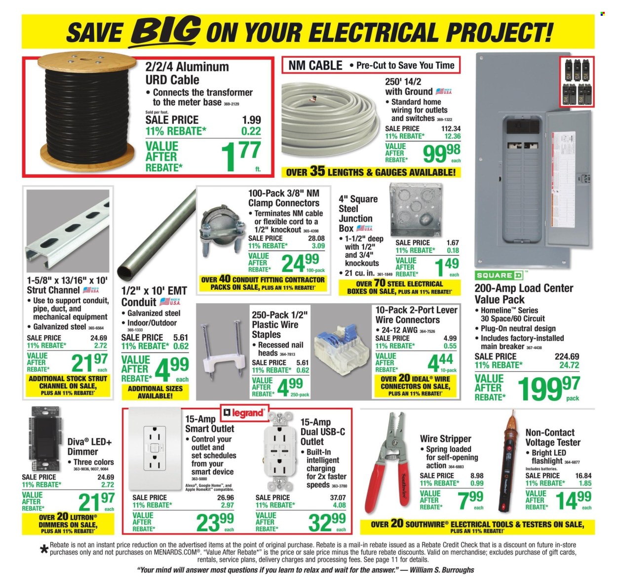 Menards ad  - 10.22.2026 - 11.01.2026. Page 11