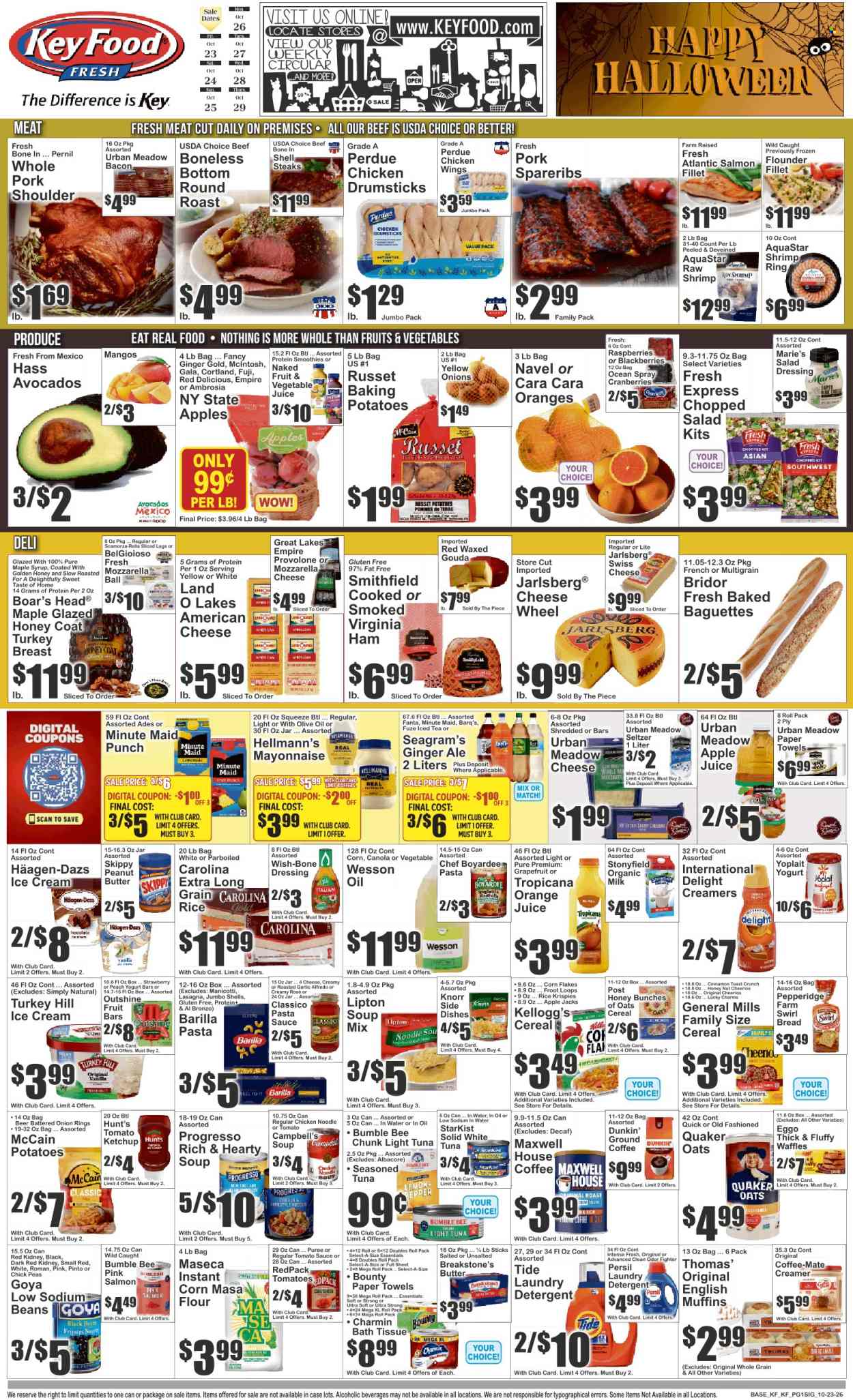 Key Food ad  - 10.23.2026 - 10.29.2026. Page 1