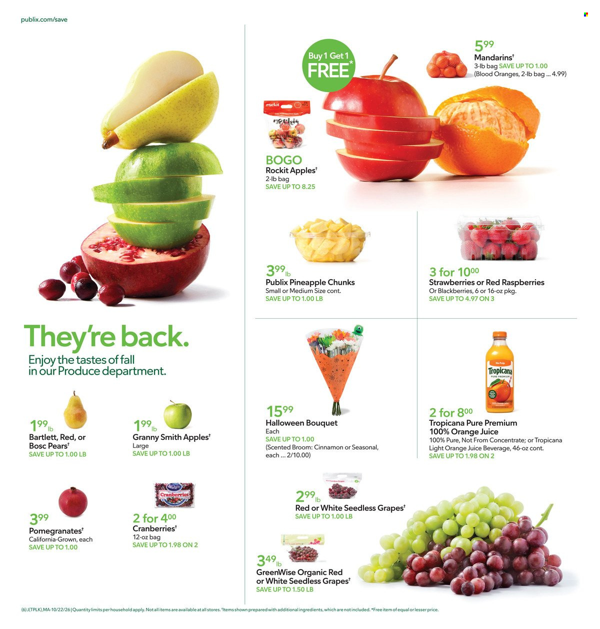 Publix ad  - 10.22.2026 - 10.28.2026. Page 6