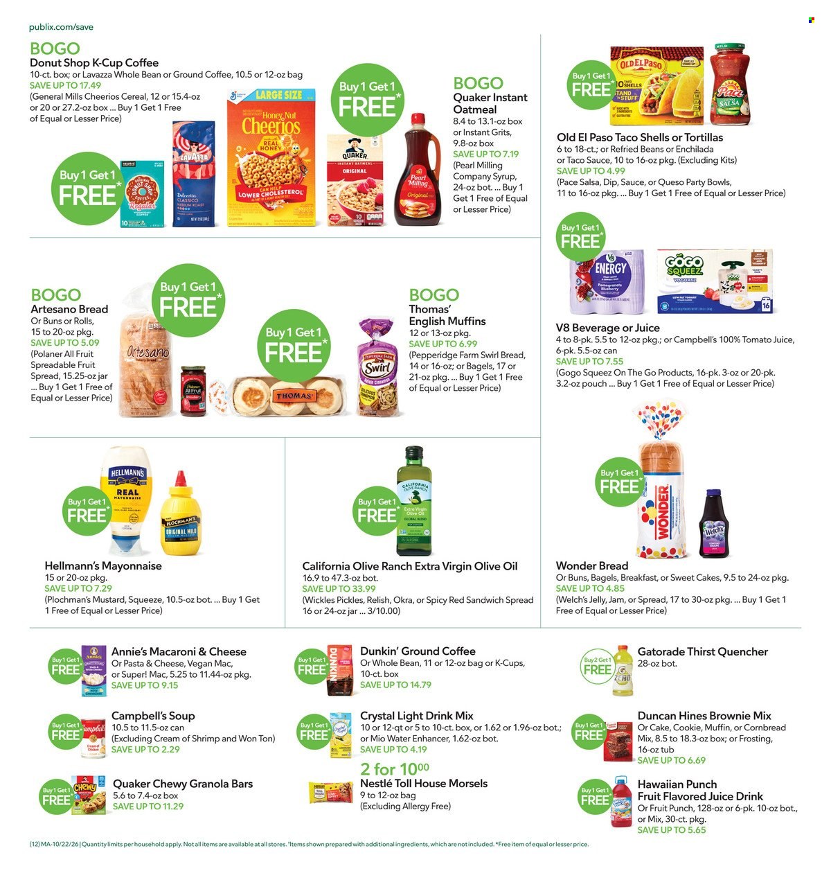 Publix ad  - 10.22.2026 - 10.28.2026. Page 12