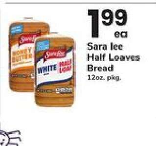 Sara Lee Half Loaves Bread