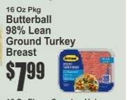 Butterball 98% Lean Ground Turkey Breast