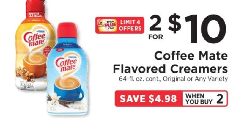 Coffee Mate Flavored Creamers