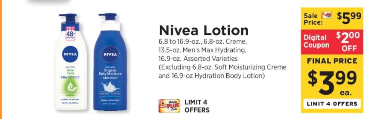 Nivea Lotion
