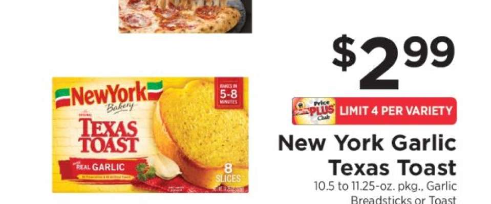 New York Garlic Texas Toast