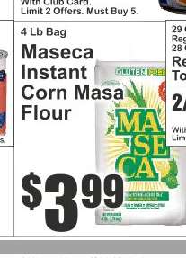 Maseca Instant Corn Masa Flour