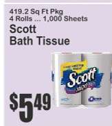 Scott Bath Tissue