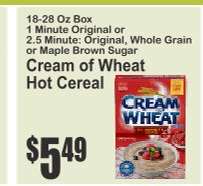 Cream of Wheat Hot Cereal