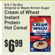 Cream of Wheat Instant Protein Hot Cereal