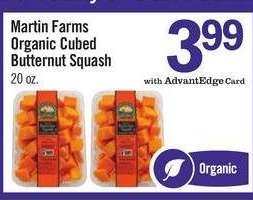 Martin Farms Organic Cubed Butternut Squash