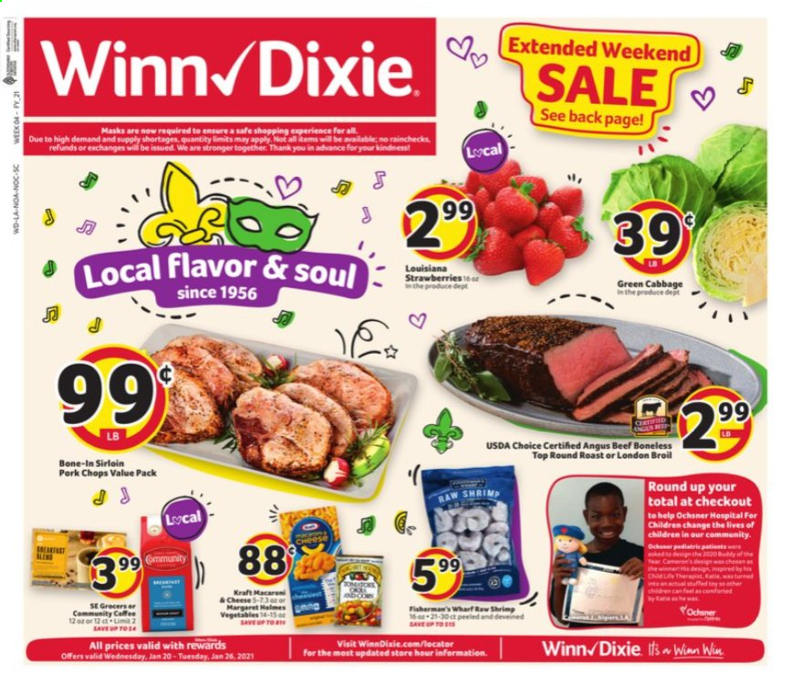 Winn Dixie ad  - 01.20.2021 - 01.26.2021.