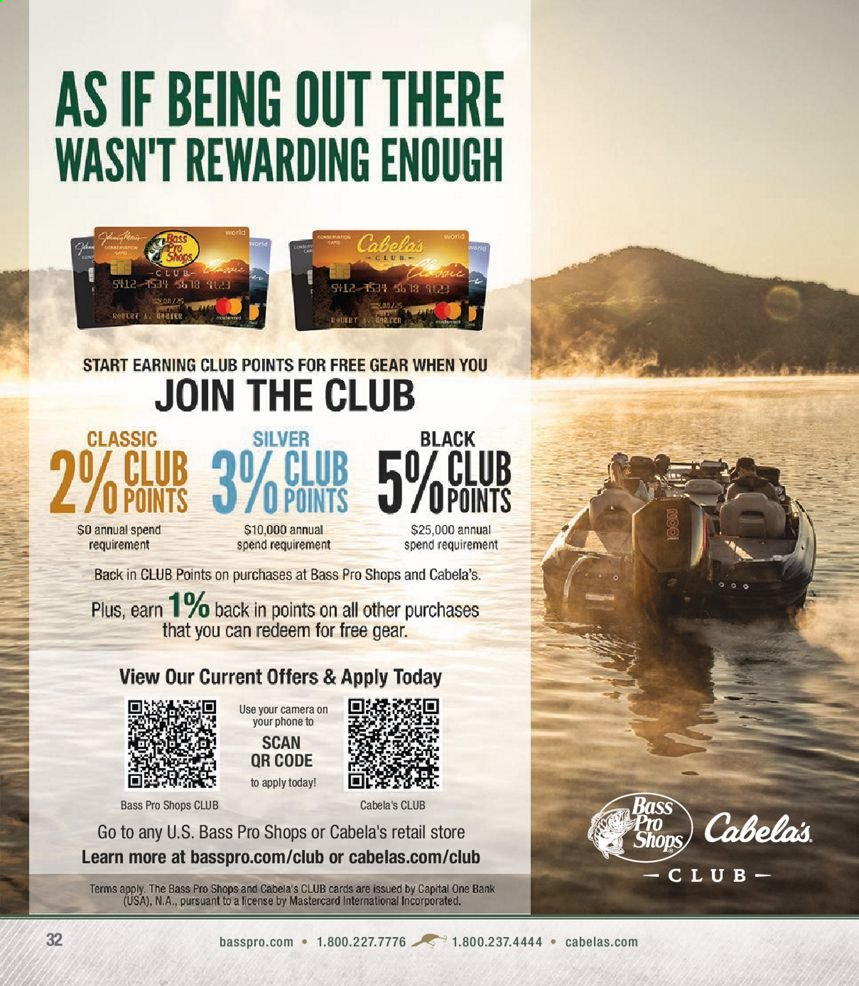 Cabela's ad .