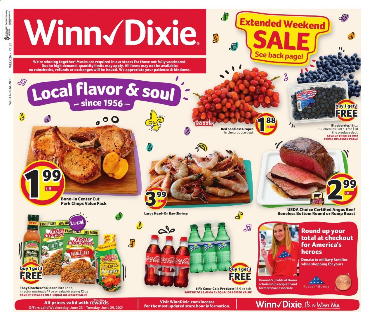 Winn Dixie ad  - 06.23.2021 - 06.29.2021.