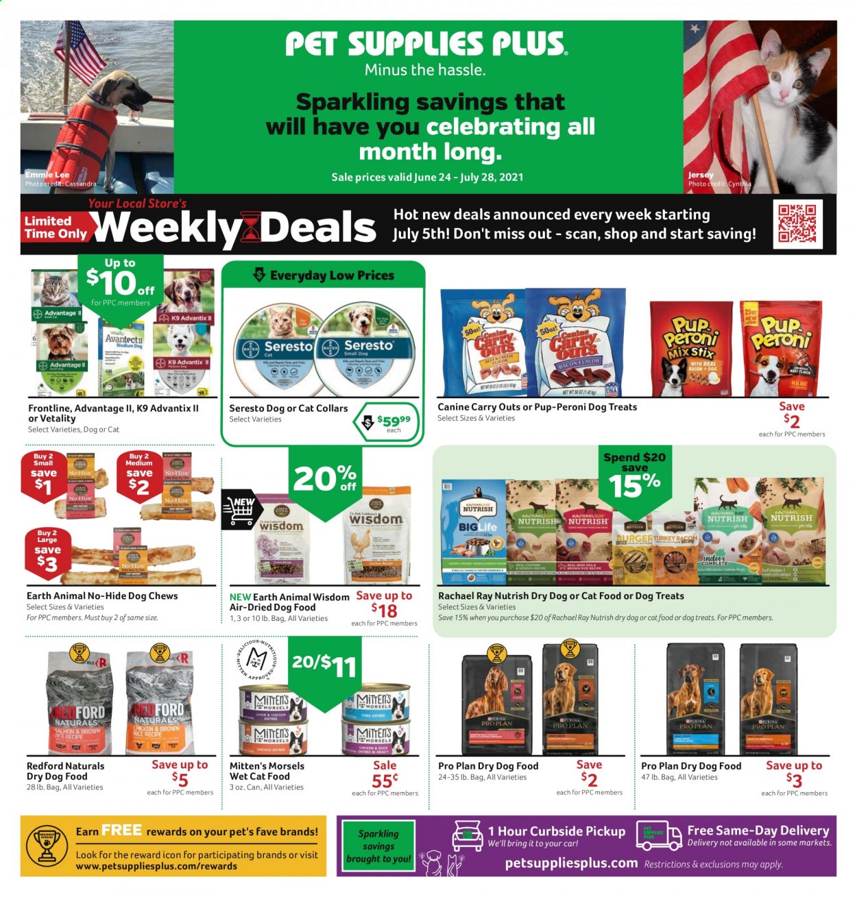 Pet Supplies Plus ad  - 06.24.2021 - 07.28.2021.