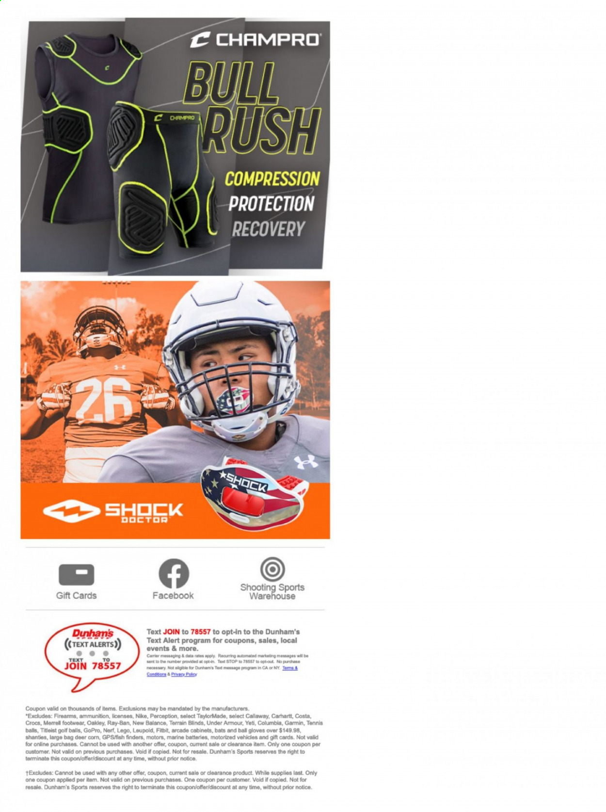 Dunham's Sports ad  - 07.19.2021 - 08.09.2021.