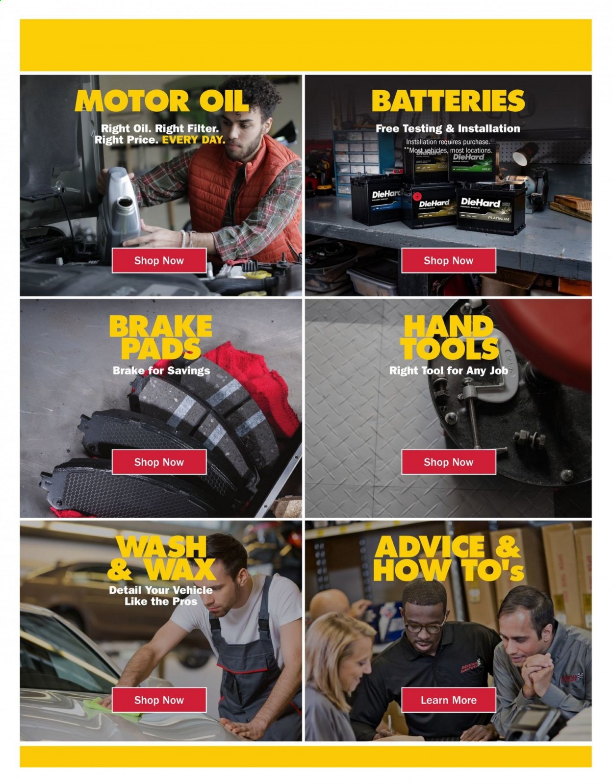 Advance Auto Parts ad  - 08.26.2021 - 08.29.2021.