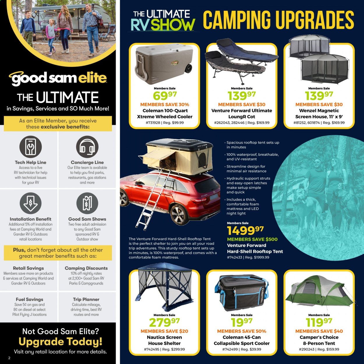 Camping World ad  - 08.29.2021 - 09.26.2021.