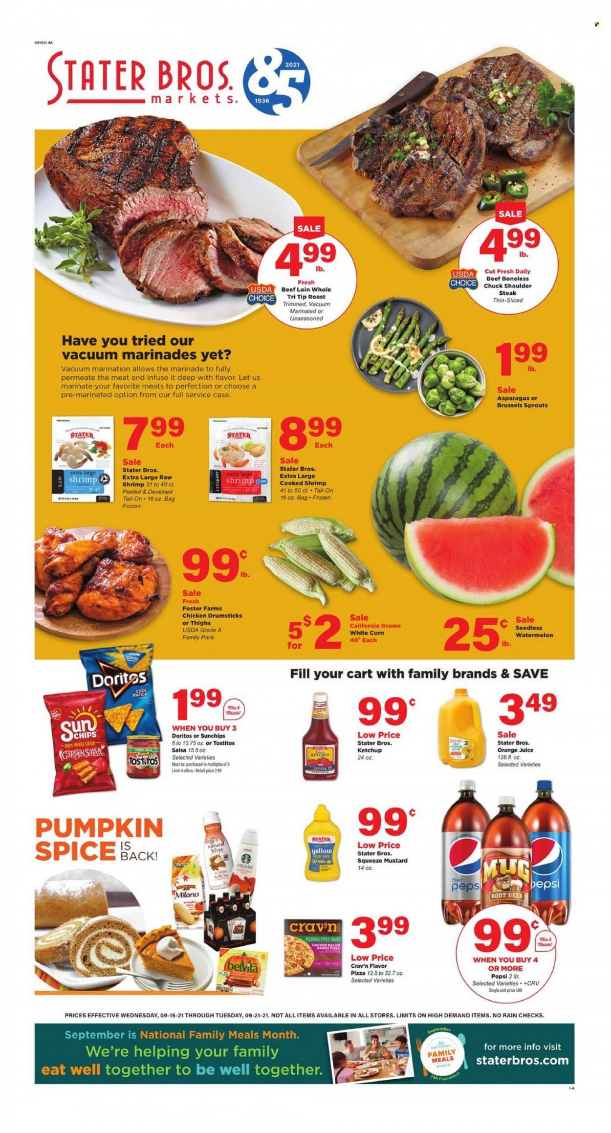 Stater Bros. ad  - 09.15.2021 - 09.21.2021.