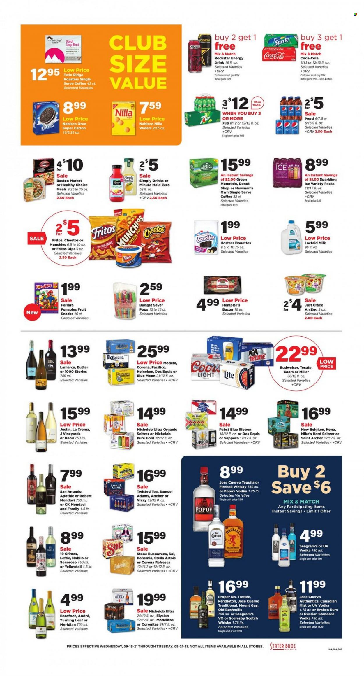 Stater Bros. ad  - 09.15.2021 - 09.21.2021.