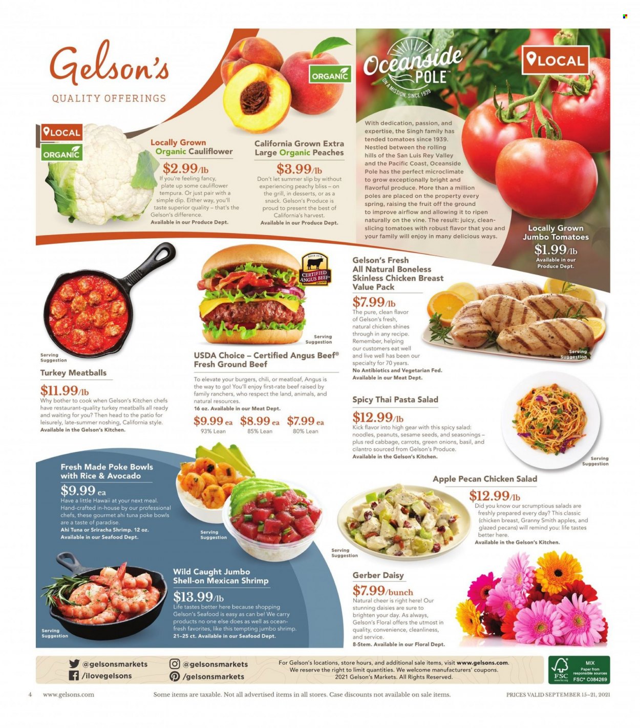 Gelson's ad  - 09.15.2021 - 09.21.2021.