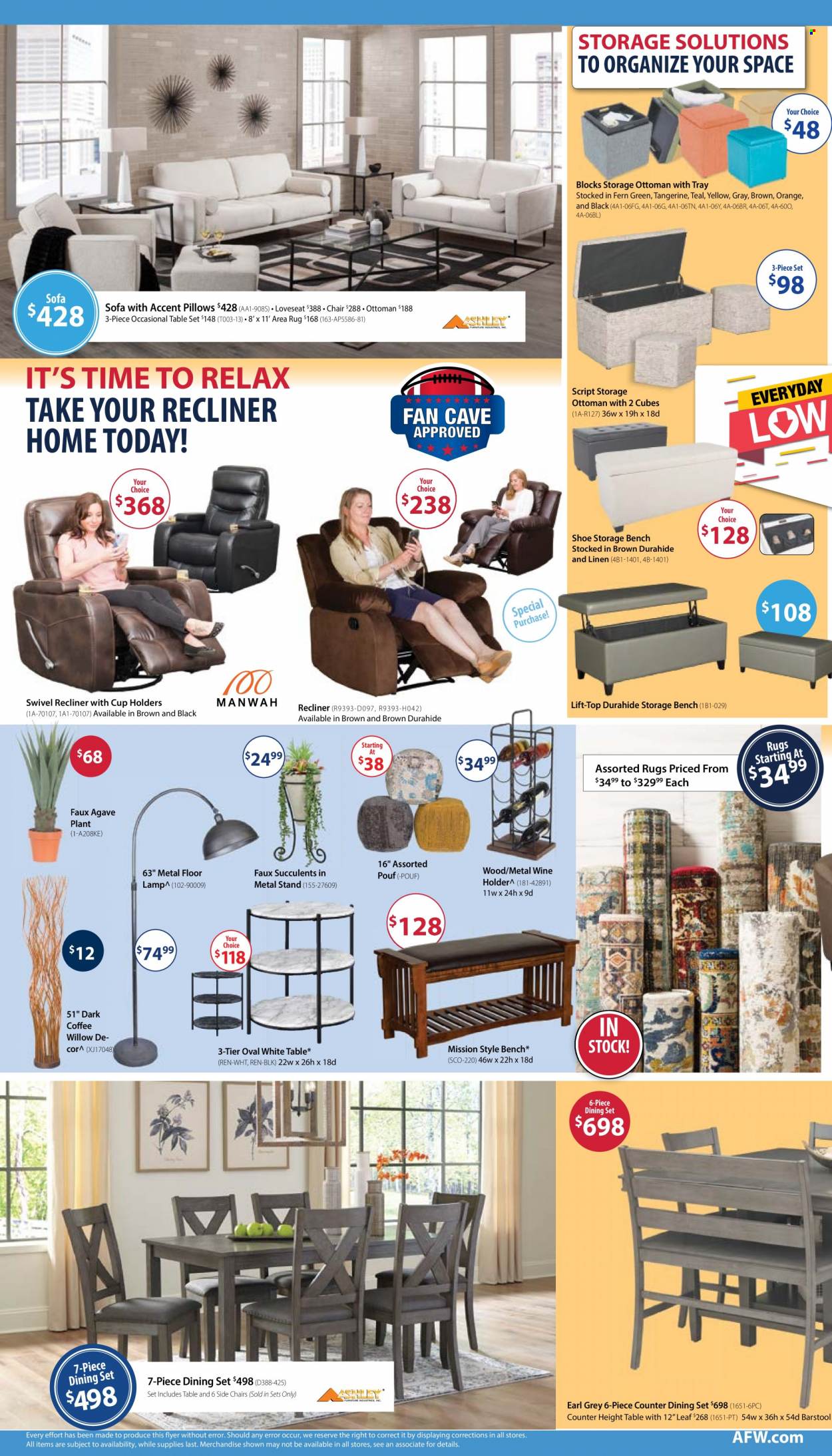American Furniture Warehouse ad .
