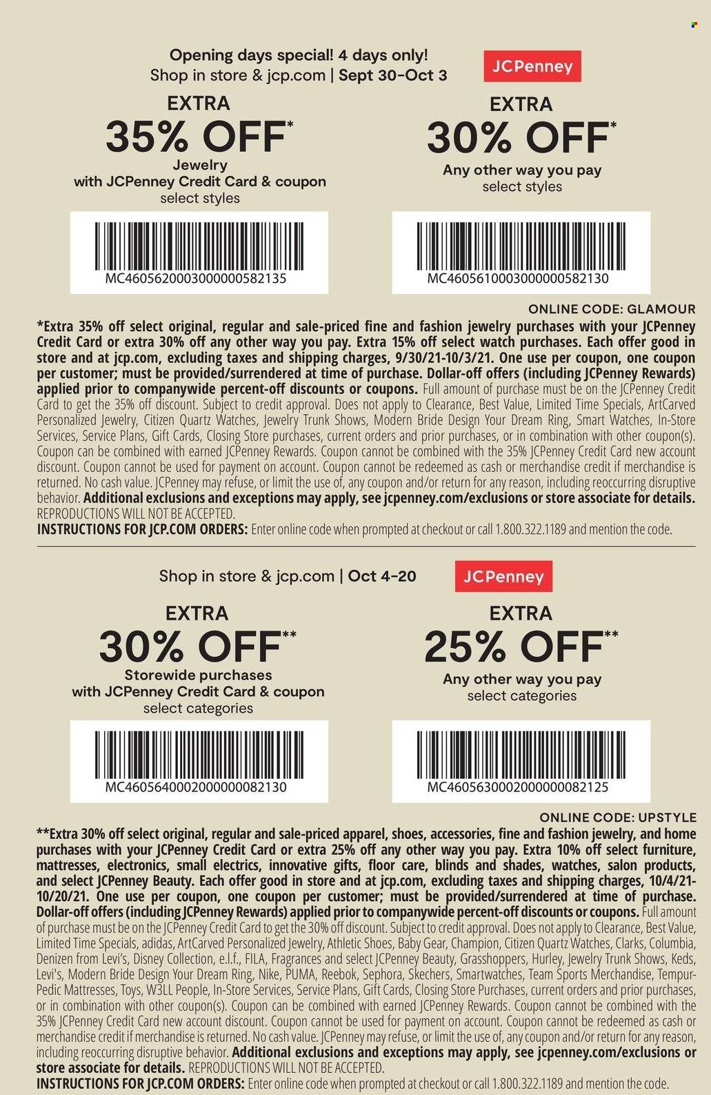 JCPenney ad  - 09.30.2021 - 10.24.2021.