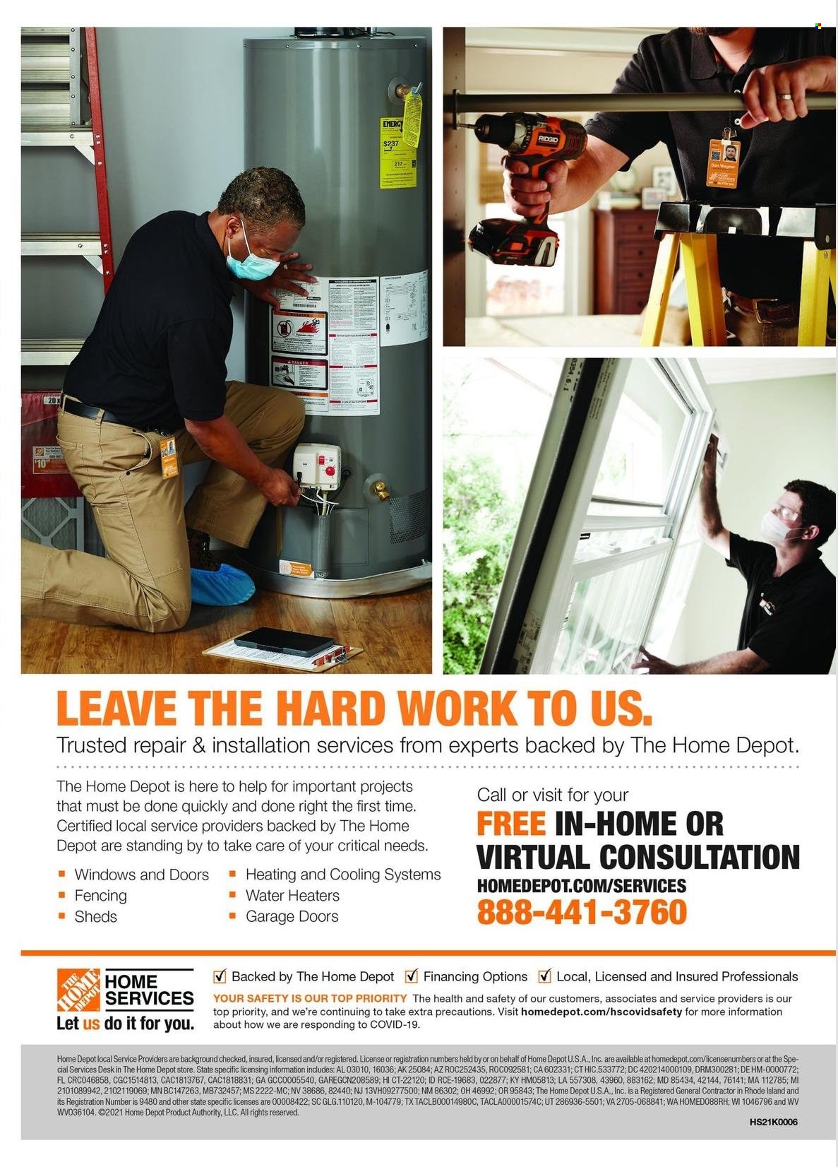 The Home Depot ad  - 10.07.2021 - 10.14.2021.