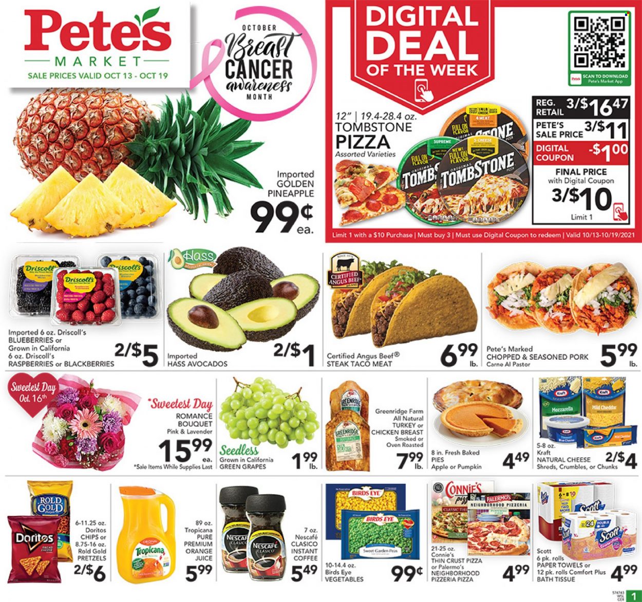 Pete's Fresh Market ad  - 10.13.2021 - 10.19.2021.