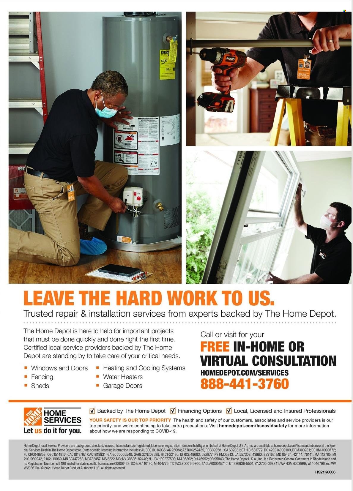 The Home Depot ad  - 10.14.2021 - 10.21.2021.