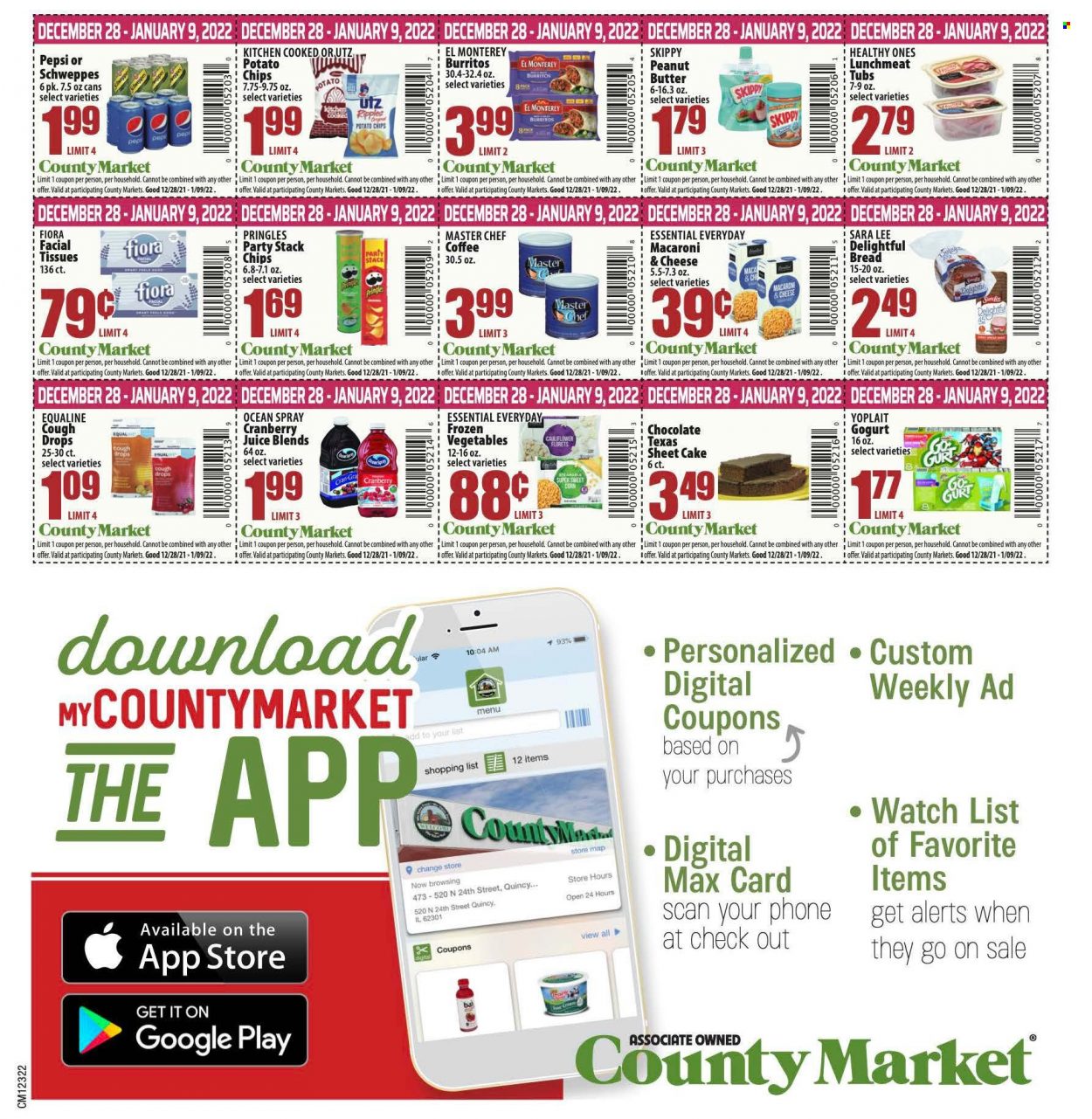County Market ad  - 12.28.2021 - 01.23.2022.