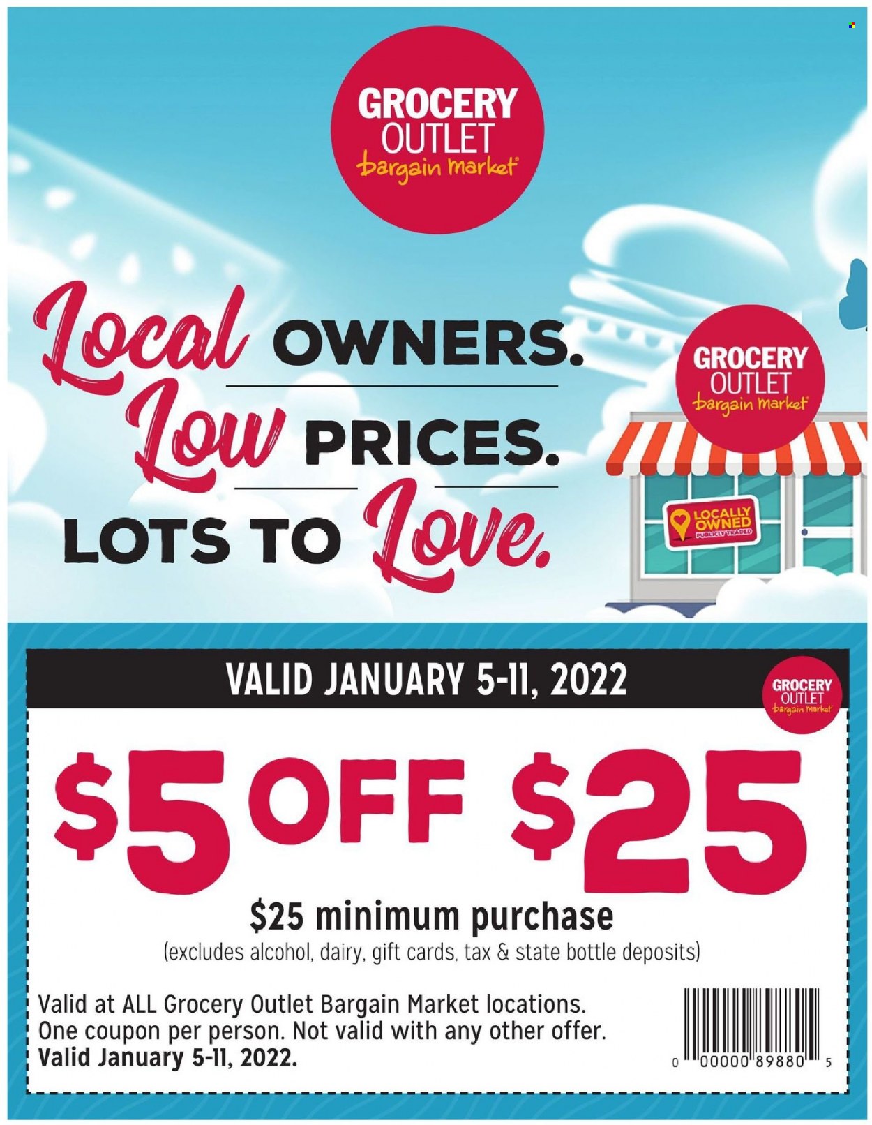 Grocery Outlet ad  - 01.05.2022 - 01.11.2022.