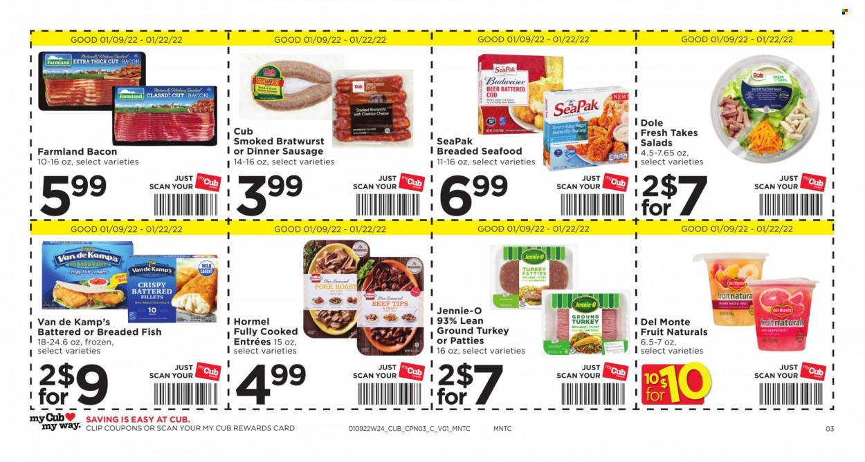Cub Foods ad  - 01.09.2022 - 01.22.2022.