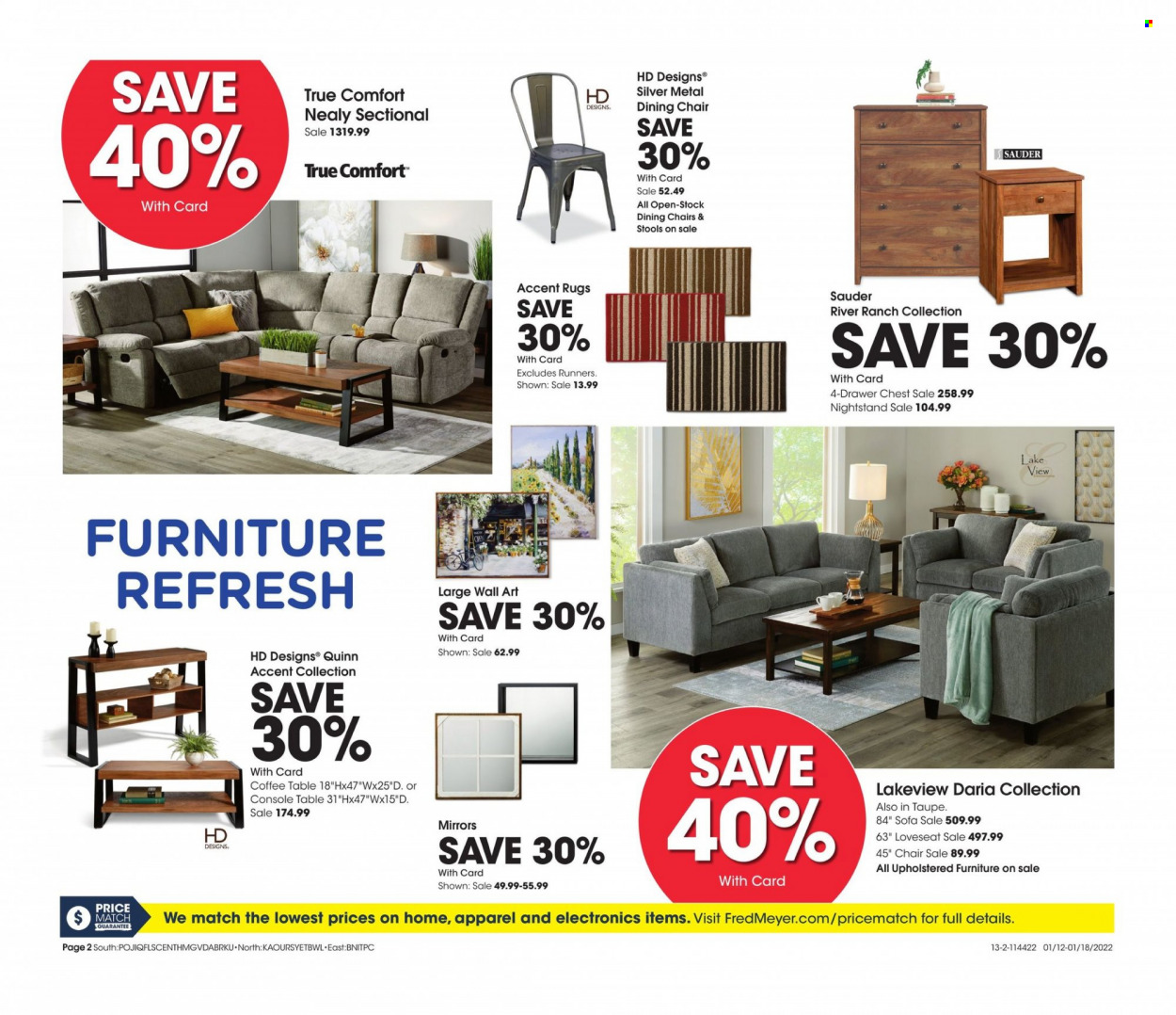 Fred Meyer ad  - 01.12.2022 - 01.18.2022.