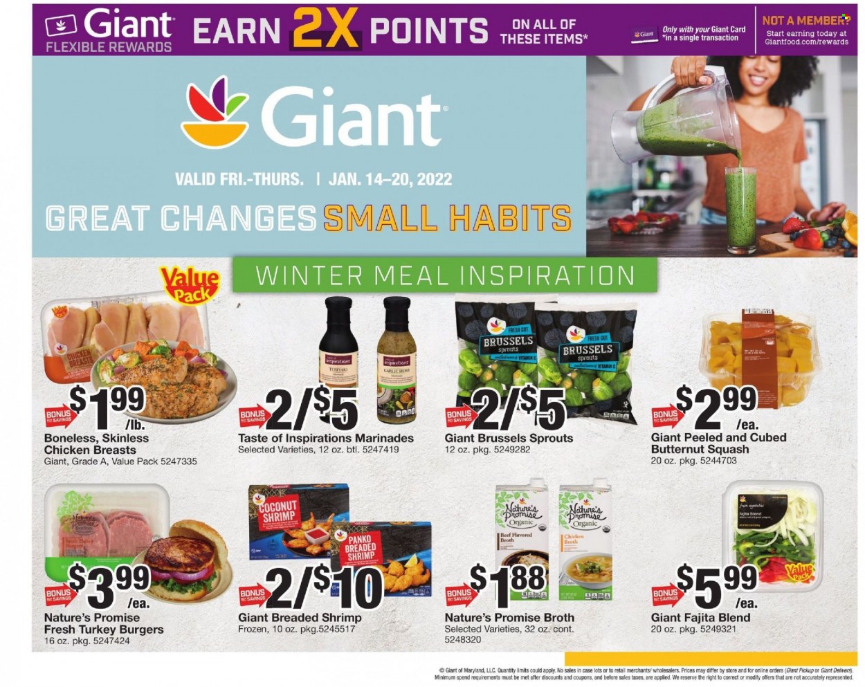 Giant Food ad  - 01.14.2022 - 01.20.2022.