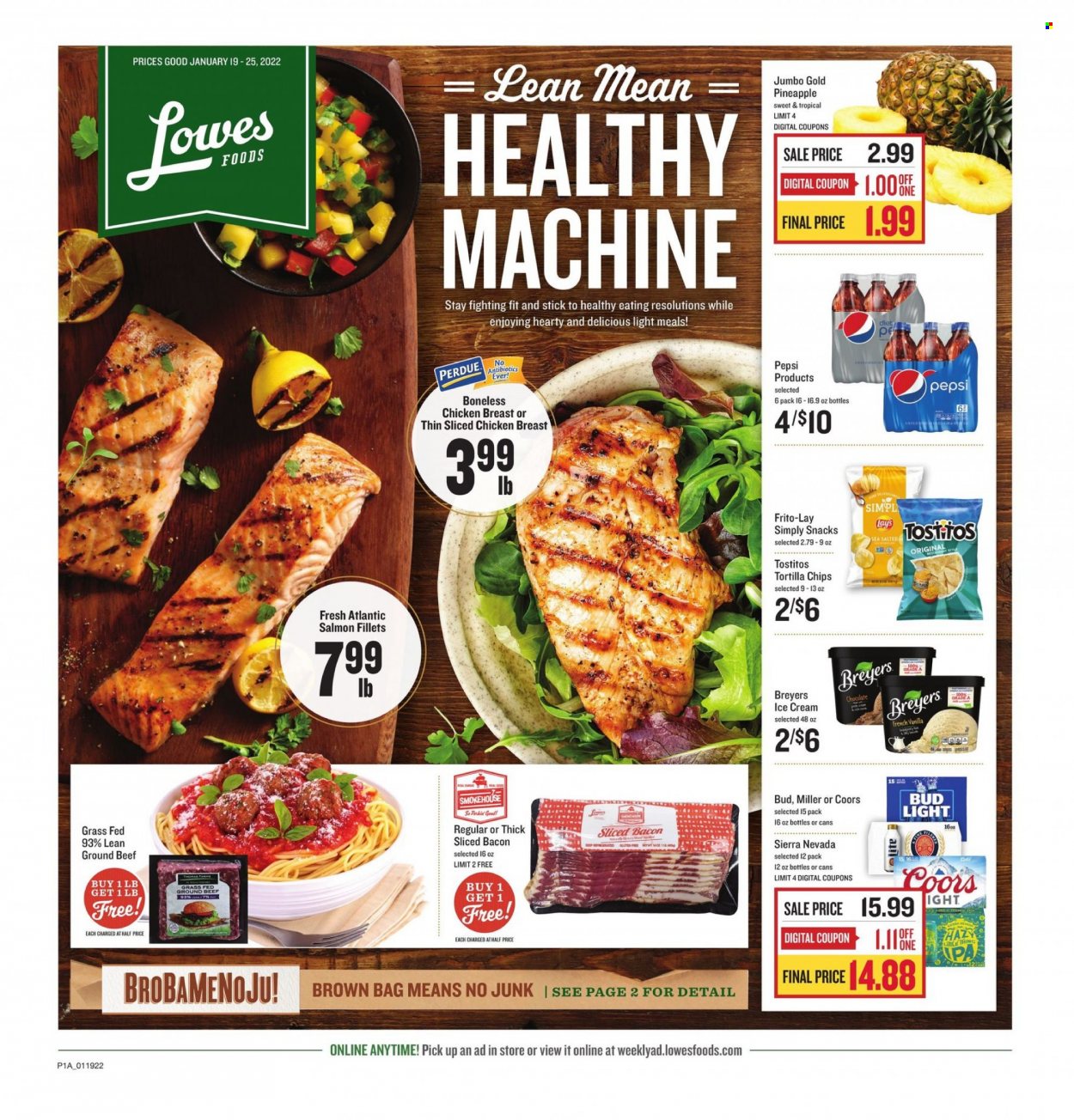 Lowes Foods ad  - 01.19.2022 - 01.25.2022.