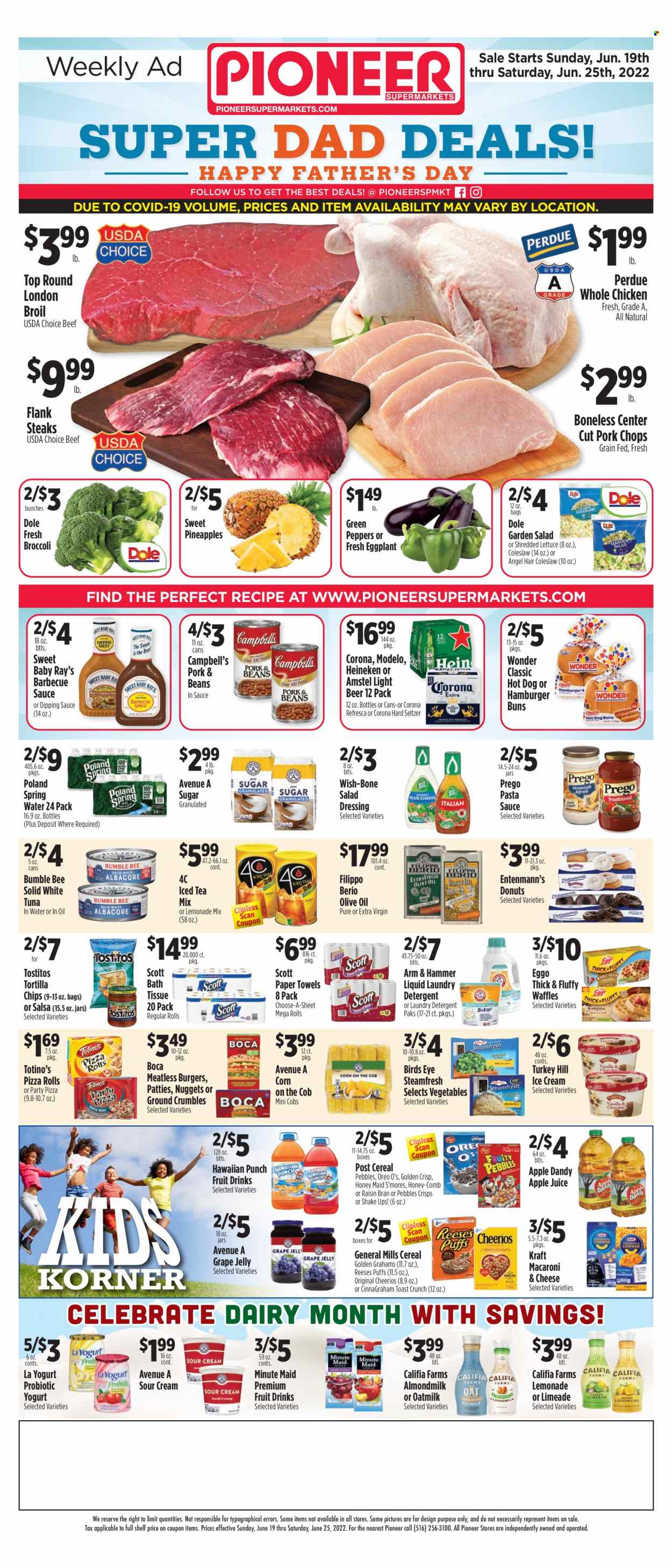 Pioneer Supermarkets ad  - 06.19.2022 - 06.25.2022.