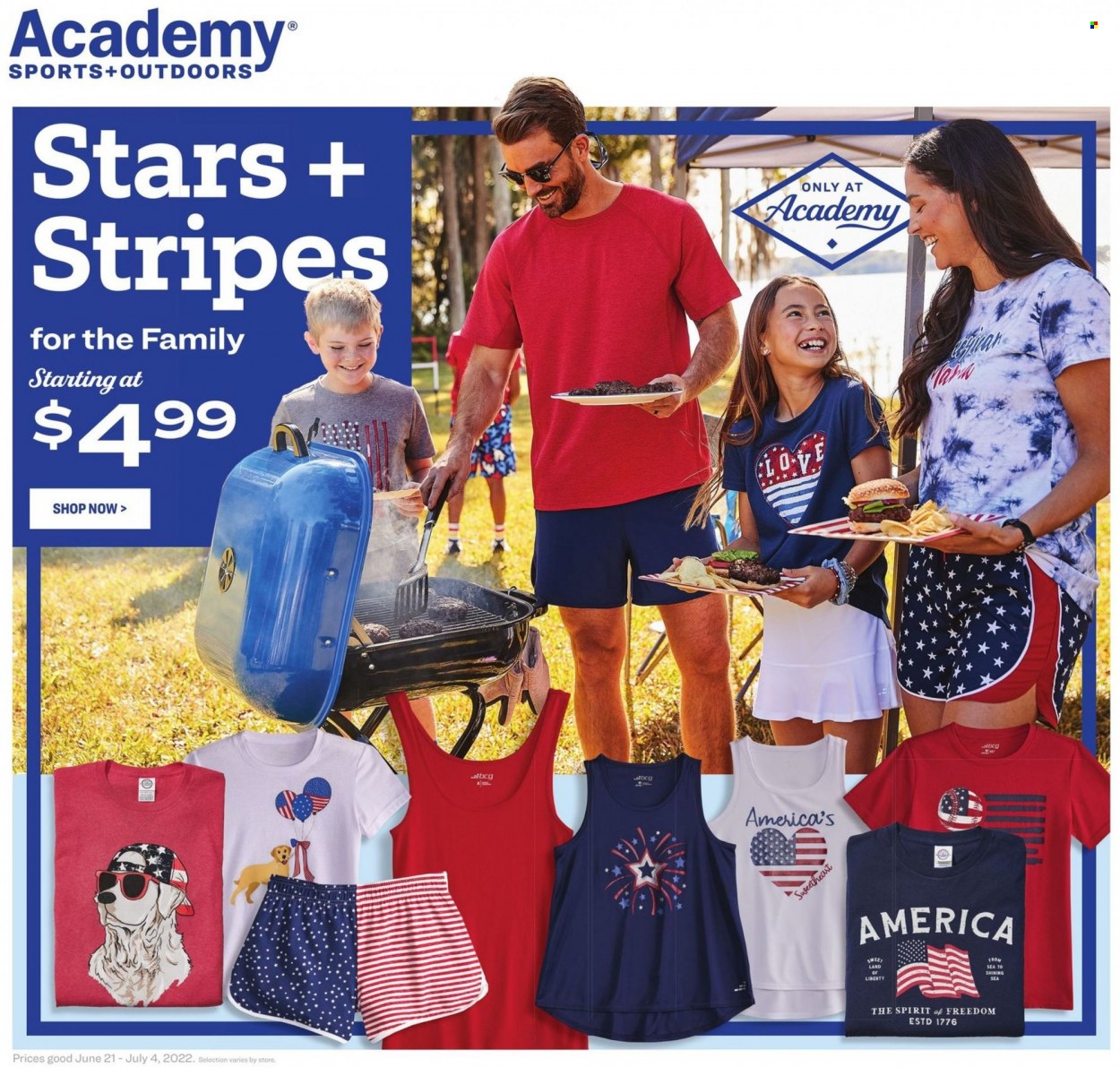 Academy Sports + Outdoors ad  - 06.21.2022 - 07.04.2022.