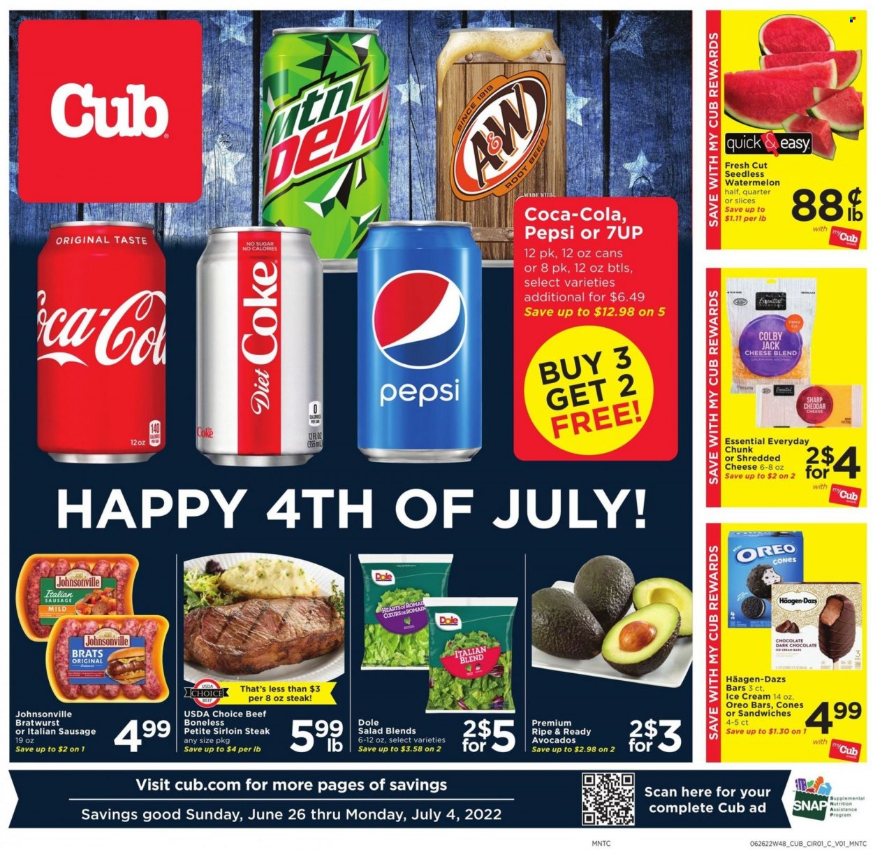 Cub Foods ad  - 06.26.2022 - 07.04.2022.
