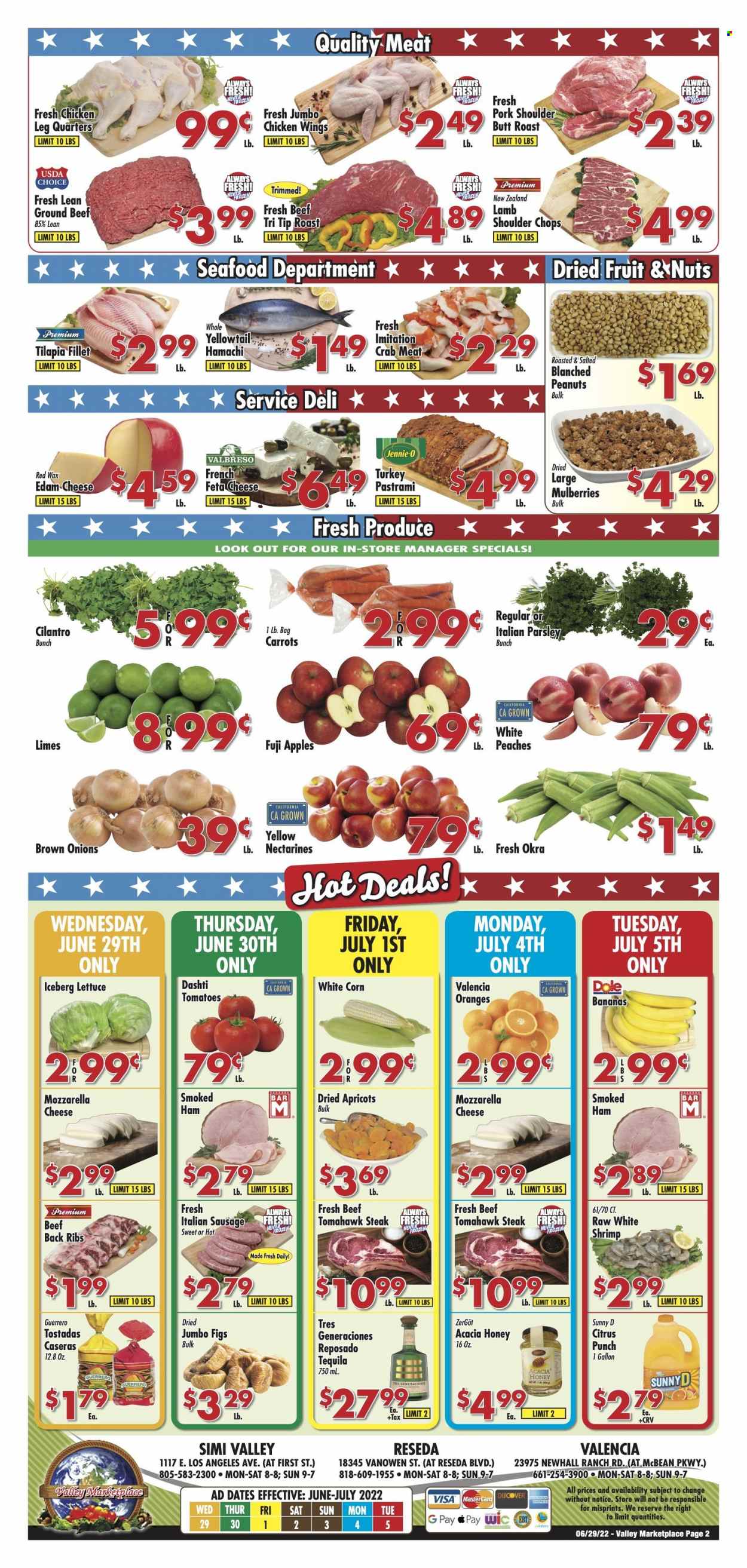 Valley Marketplace ad  - 06.29.2022 - 07.05.2022.