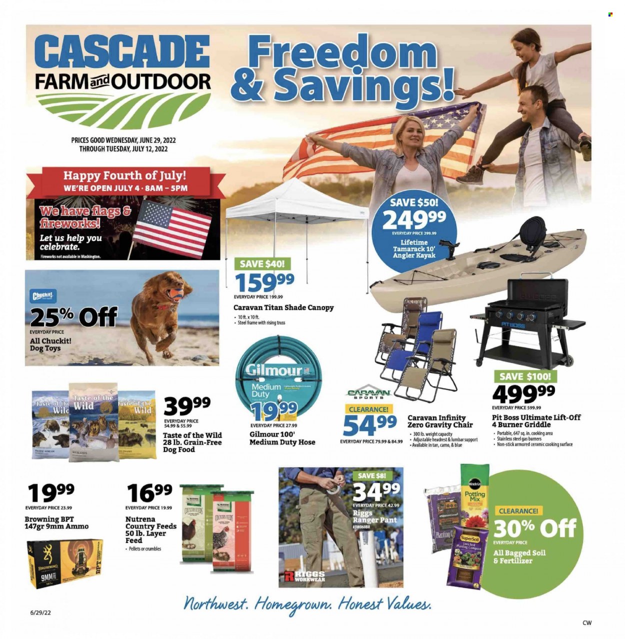 Cascade Farm And Outdoor ad  - 06.29.2022 - 07.12.2022.