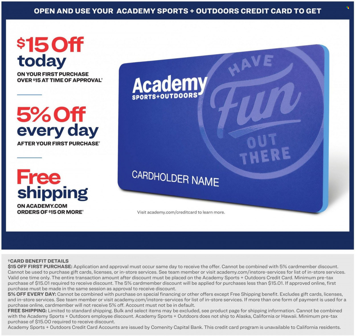 Academy Sports + Outdoors ad  - 07.05.2022 - 07.31.2022.