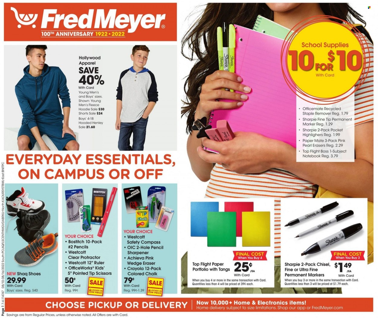 Fred Meyer ad  - 08.10.2022 - 08.16.2022.