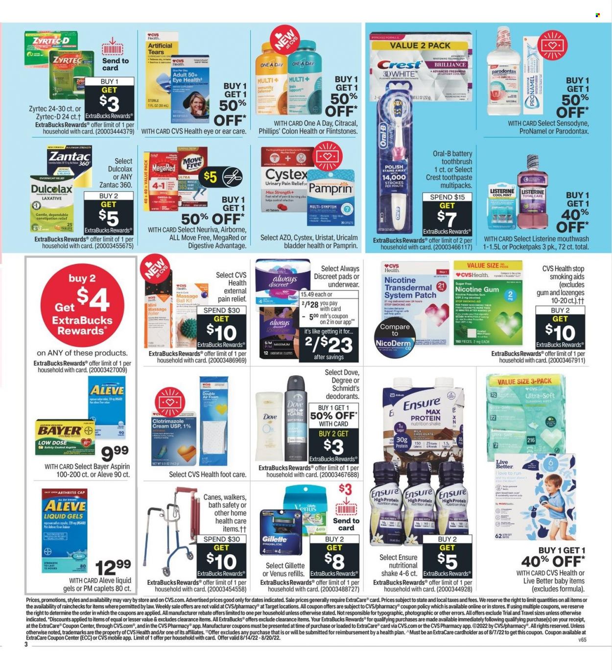 CVS Pharmacy ad  - 08.14.2022 - 08.20.2022.
