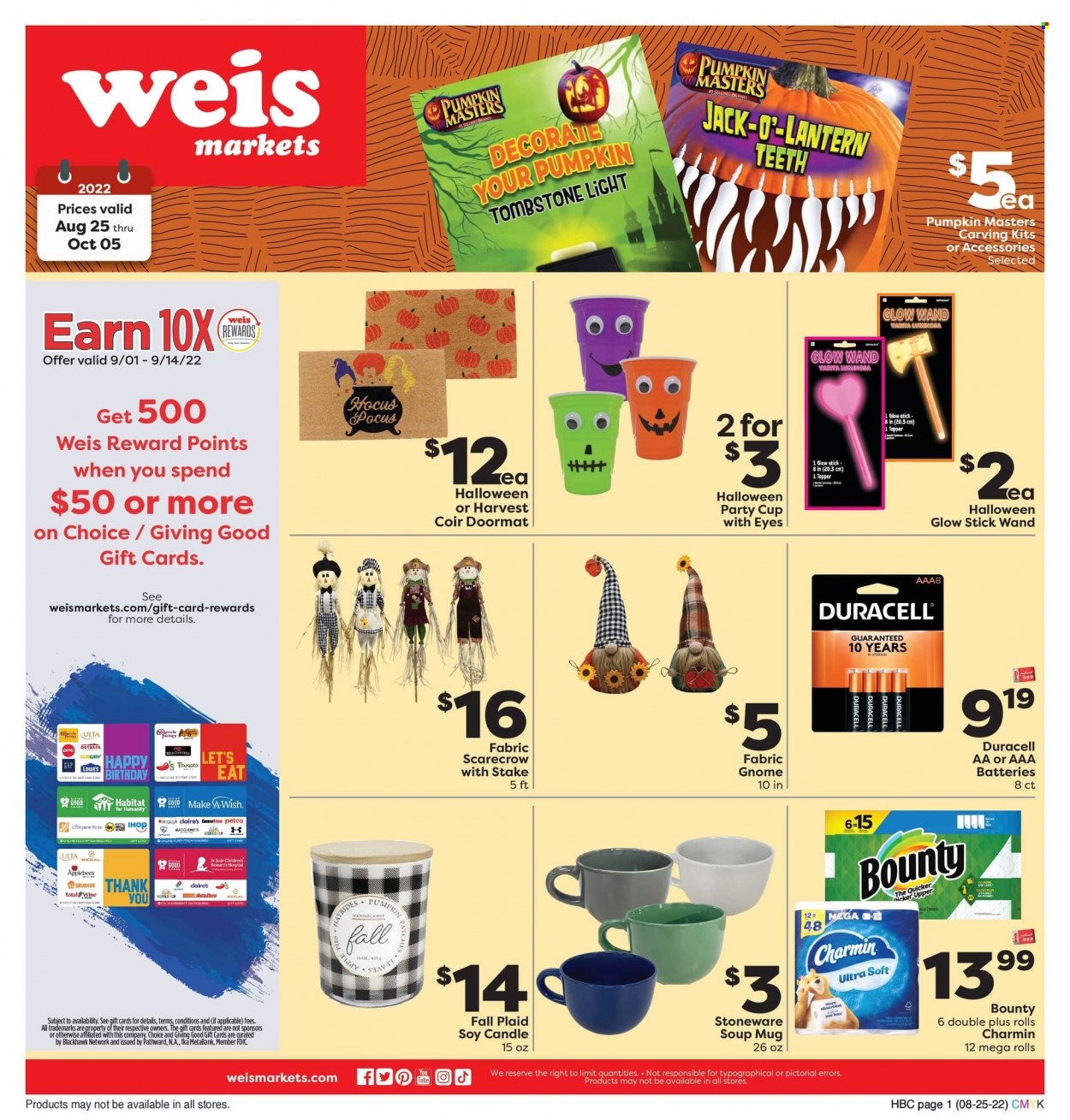 Weis ad  - 08.25.2022 - 10.05.2022.