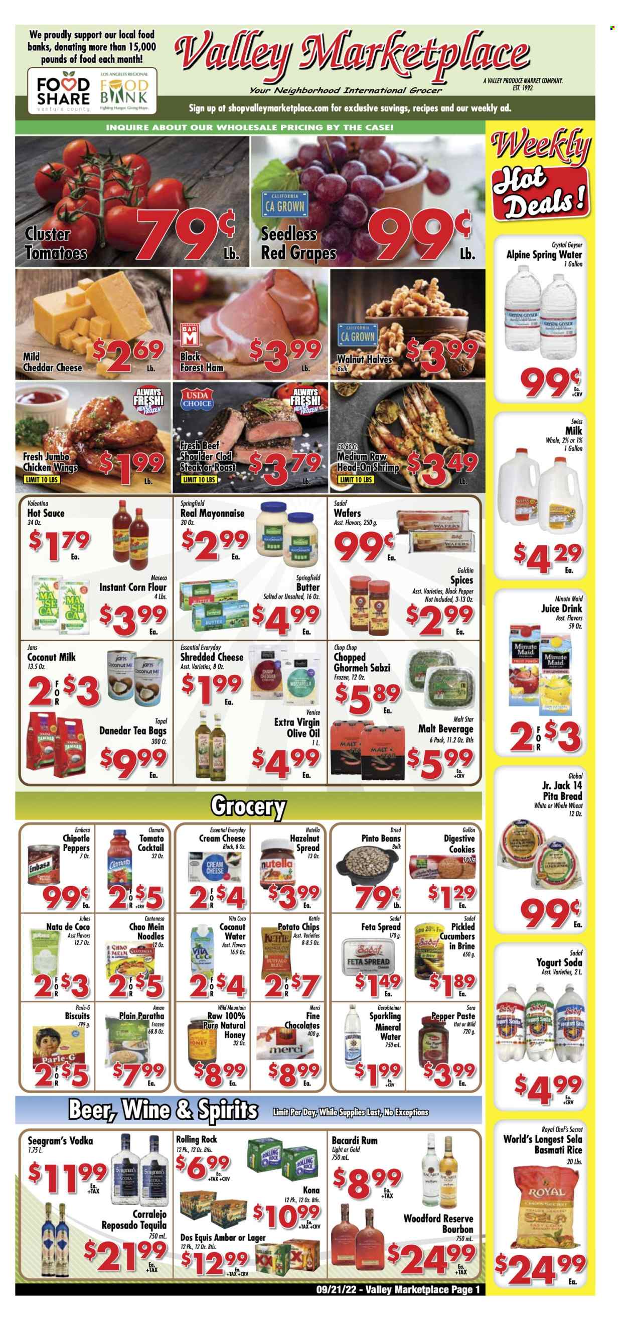 Valley Marketplace ad  - 09.21.2022 - 09.27.2022.