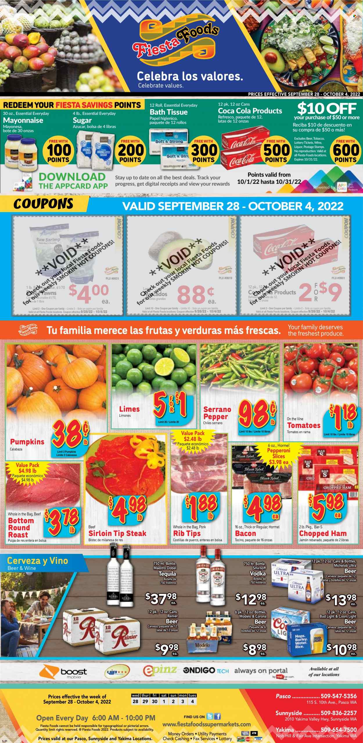Fiesta Foods SuperMarkets ad  - 09.28.2022 - 10.04.2022.