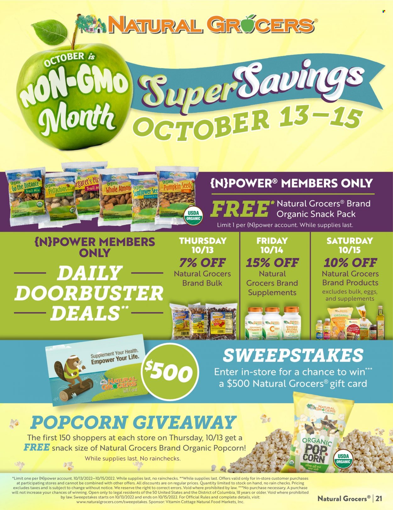 Natural Grocers ad  - 09.29.2022 - 10.29.2022.