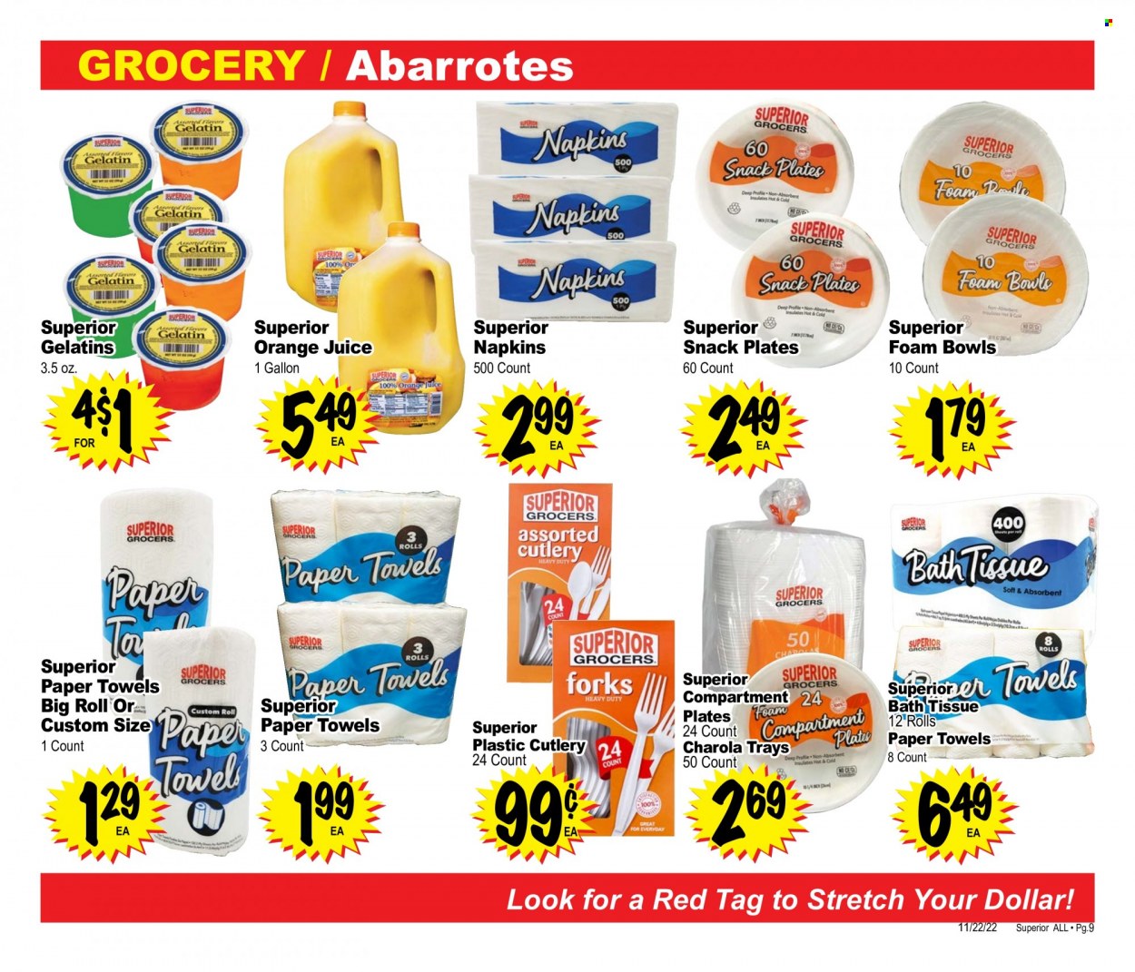 Superior Grocers ad  - 11.22.2022 - 12.19.2022.